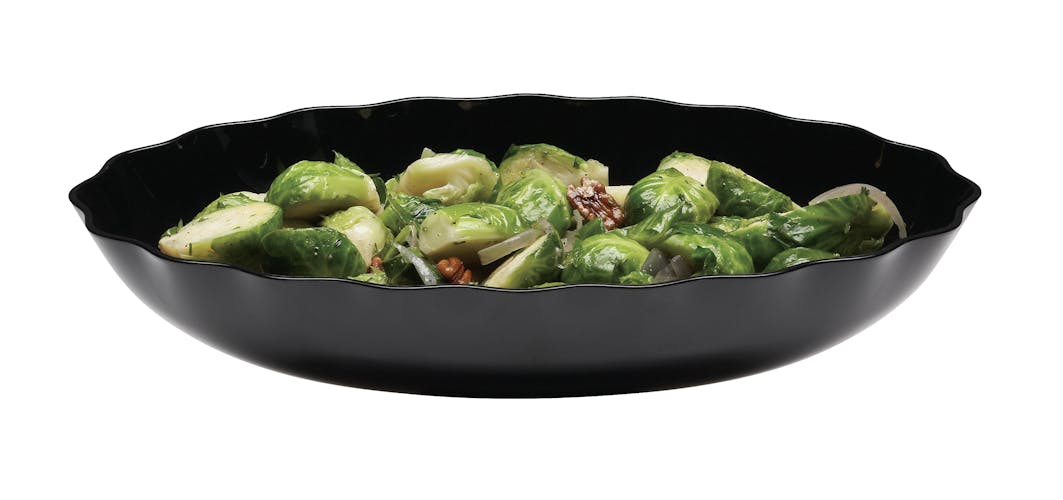 SFV1015110 Showfest 3 QT Scalloped Display Bowl w/ Sprouts