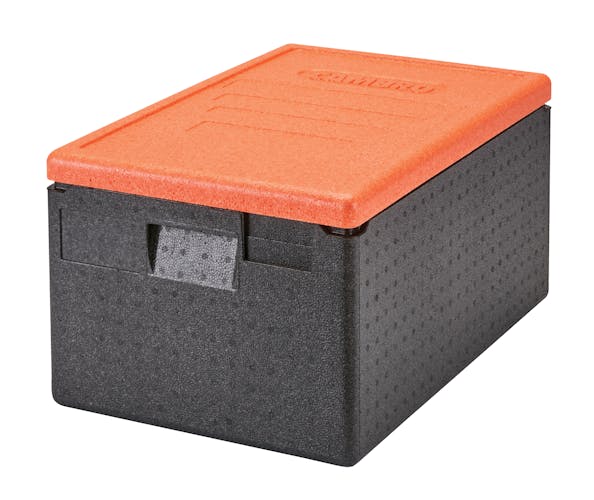 EPP180LID363 Orange Full Size EPP Lid on Box